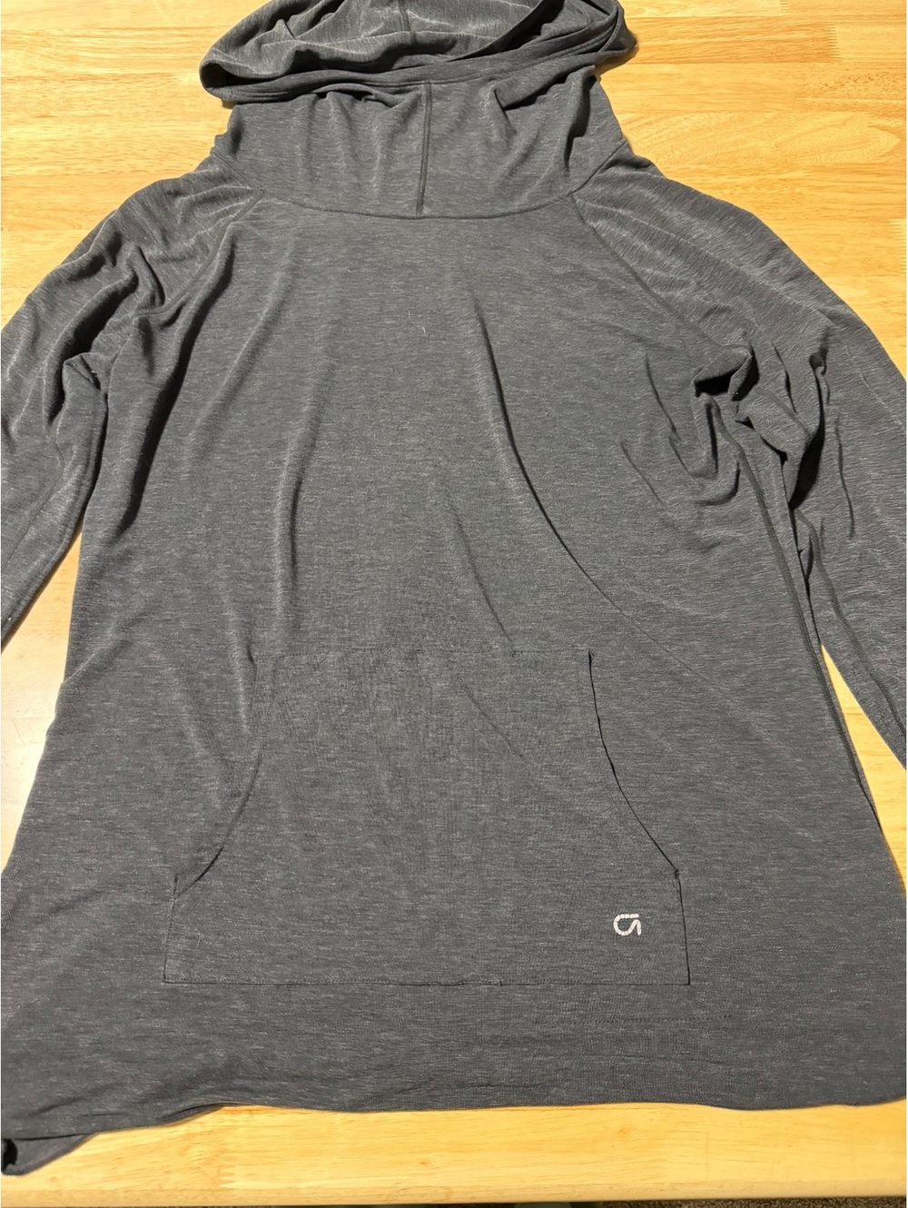 GapFit Breathe Women’s Large Charcoal Gray Pullover Hoodie
